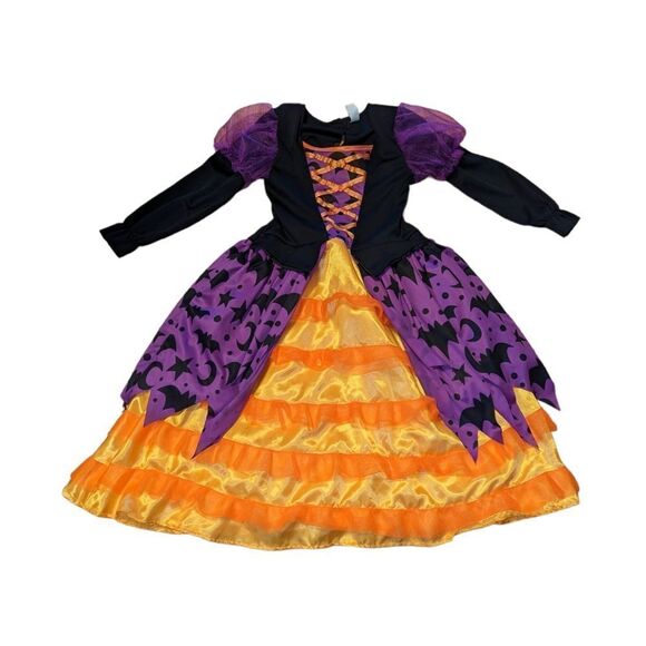 🛍️YOUTH SIZE SMALL WITCH HALLOWEEN DRESS (SIZE 10) - Picture 1 of 2